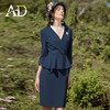 AD洋气紫色连衣裙女时尚职业装气质女神范西装套装高端前台工作服 商品缩略图2