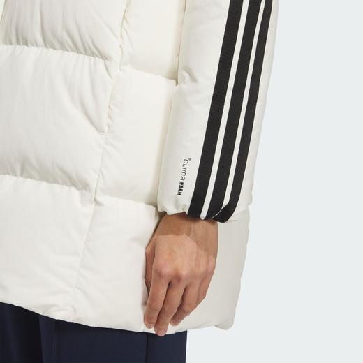 Adidas阿迪达斯MID LENGTH DOWN JACKET 女子中长款三条纹羽绒服600蓬鸭绒KC2485 商品图5