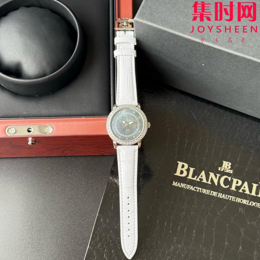 TWT宝珀月亮美人天然贝母盘女表（钻圈蓝贝母）女士机械腕表 女装3663全历月相腕表 表径35mm 商品图0