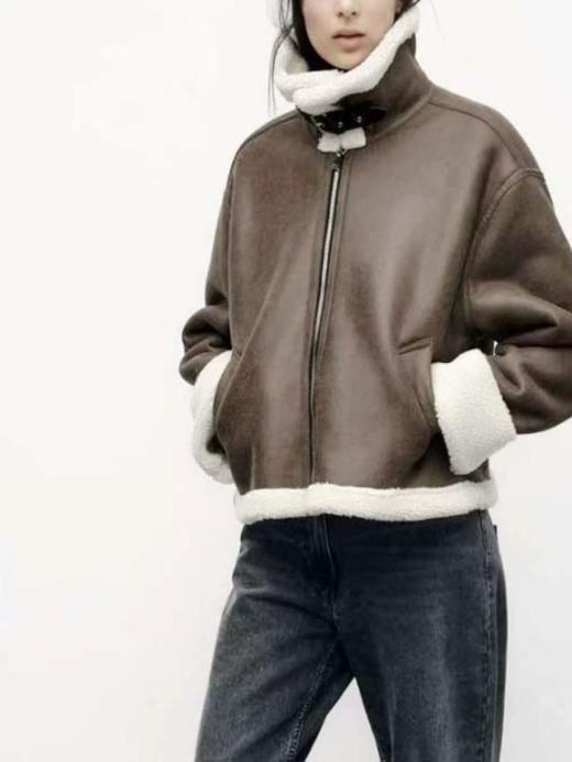 纯元！ Z品单！ Z家皮毛一体羊羔毛厚外套！ 商品图1