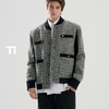 启世录TIWILLTANG“旎霁陨域”高智矜典粗花呢拼接夹克 商品缩略图0