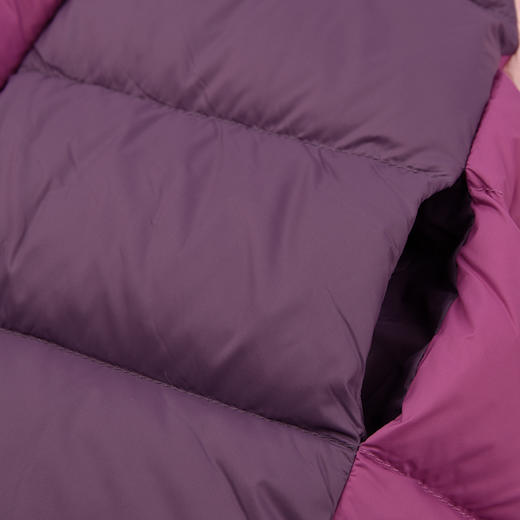 棉果果冬季新品女童涤丝纺羽绒保暖加厚多色拼接长款羽绒服M422102925606 商品图3