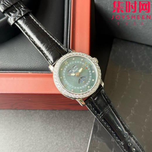 TWT宝珀月亮美人天然贝母盘女表（钻圈蓝贝母）女士机械腕表 女装3663全历月相腕表 表径35mm 商品图1