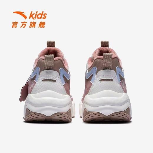 【春上新】【8.8折】8楼安踏儿童 墩墩棉鞋 | 女大童2025冬新款加厚保暖女孩户外棉鞋【革面】子褐灰/象牙白/霜降粉 吊牌价：399 活动价：351.12 商品图3