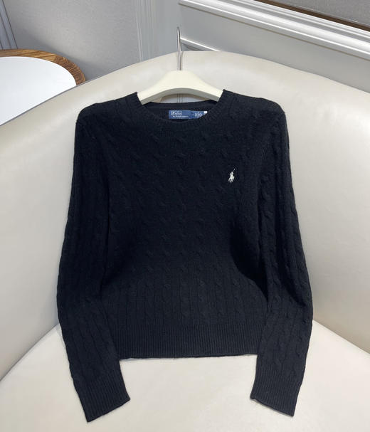 原单拉夫*伦女士羊绒绞花针织毛衣103103 商品图7