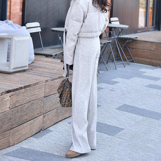 ST.SANLI【成衣系列】羊毛针织直筒裤GA124C17 商品图1