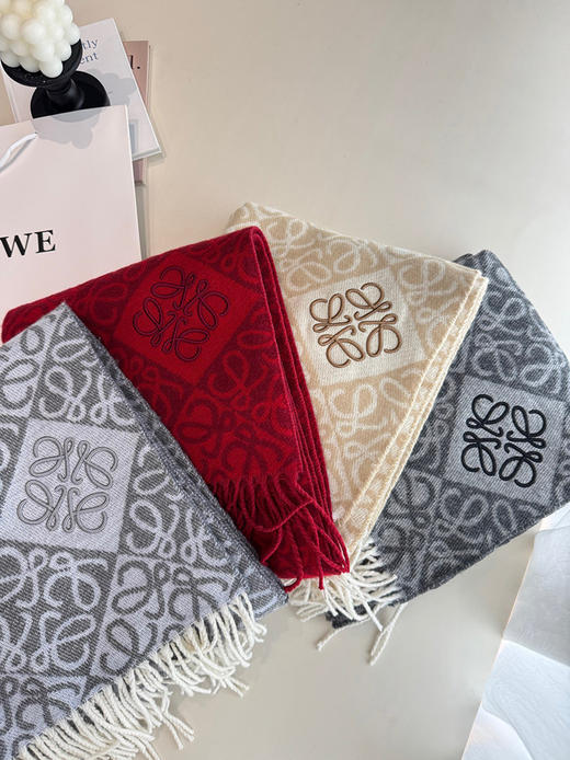 送礼袋！罗意+！巴塞罗那橱窗定制款！混纺围巾围脖女秋冬 商品图3