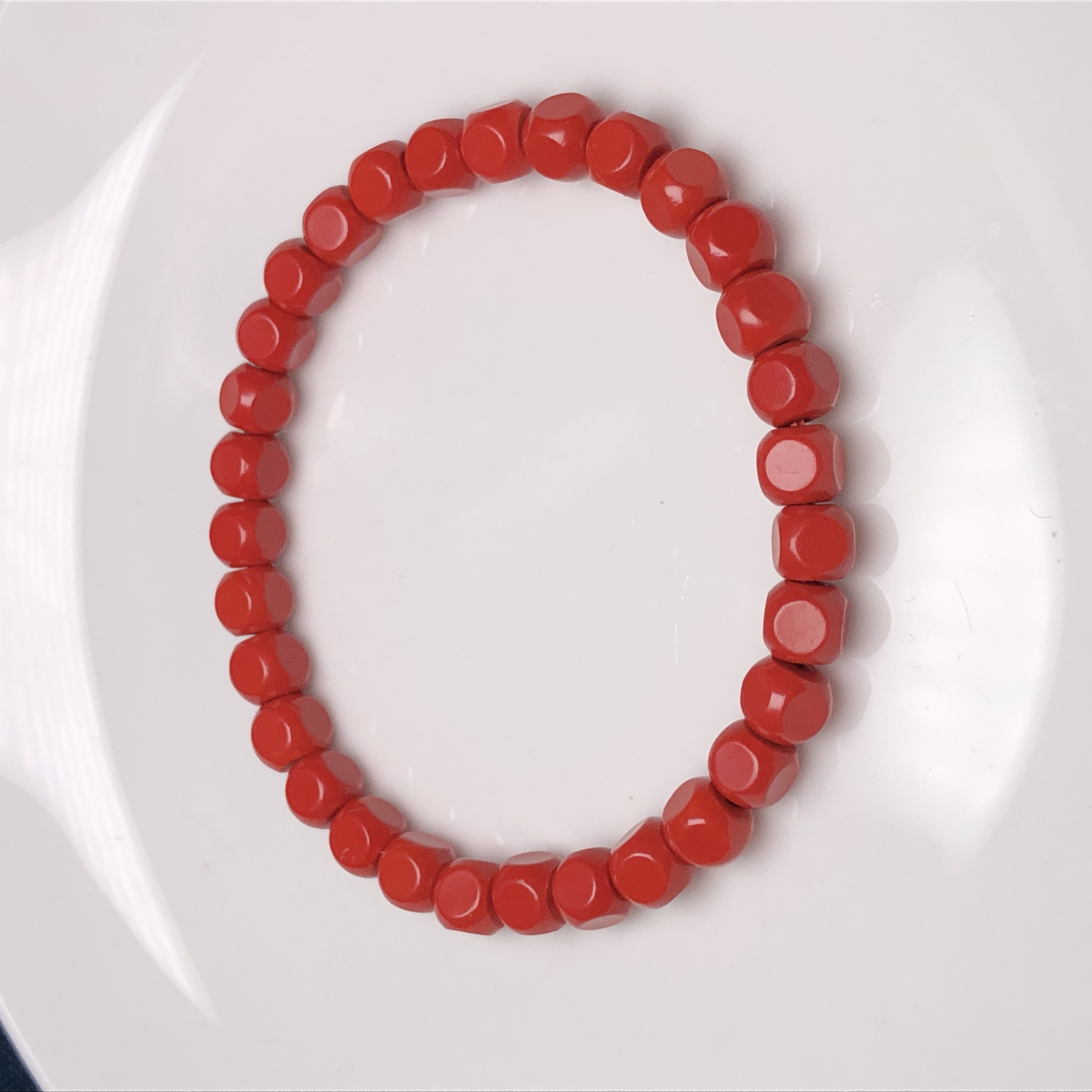 上新！红砂方糖小手串-素珠款 饰品美物