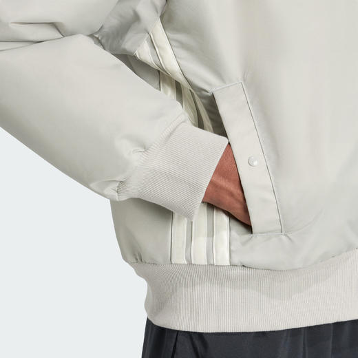 Adidas阿迪达斯STADIUM BOMBER JACKET 男子保暖飞行员运动休闲棉服JX5634 商品图4