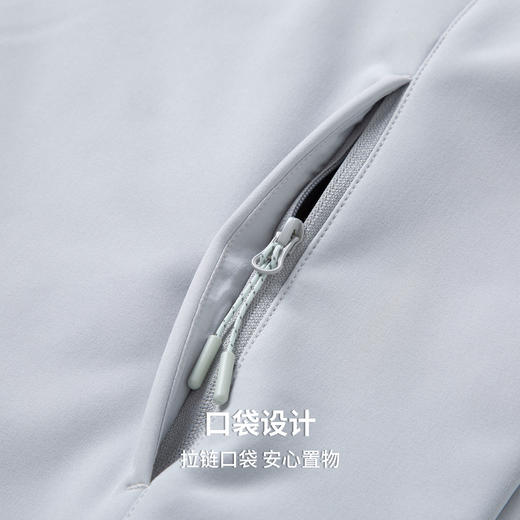 圣得西情侣款修身连帽夹克2025秋冬季新款华夫格暖绒内里加绒外套 商品图7