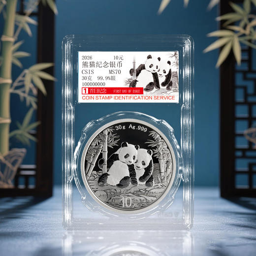 2026年熊猫30克银币 商品图2