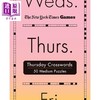【中商原版】纽约时报周四填字游戏 逻辑 50道高难度谜题 New York Times Games Thursday Crosswords 英文原版 商品缩略图0