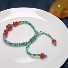 上新！儿童款-红砂山水棉绳葫芦手链 饰品美物