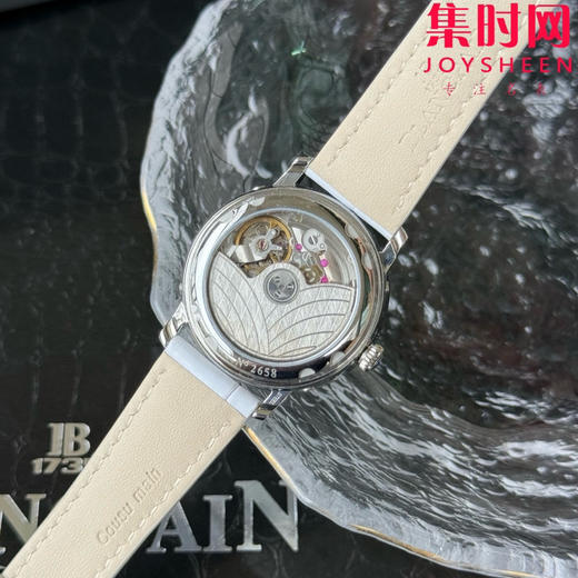 TWT宝珀月亮美人天然贝母盘女表（钻圈贝母面）女士机械腕表 女装3663全历月相腕表 表径35mm 商品图5