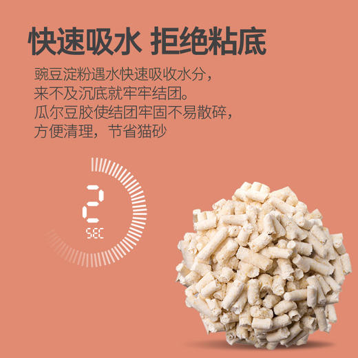 【周末福利】豆腐猫砂 原味 活性炭 混合三种可选  4 包装【每包6L 4.4斤装】 商品图1