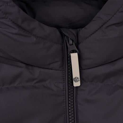 棉果果冬季新品男童涤丝纺羽绒保暖加厚灰色中款羽绒服M412102925617 商品图5