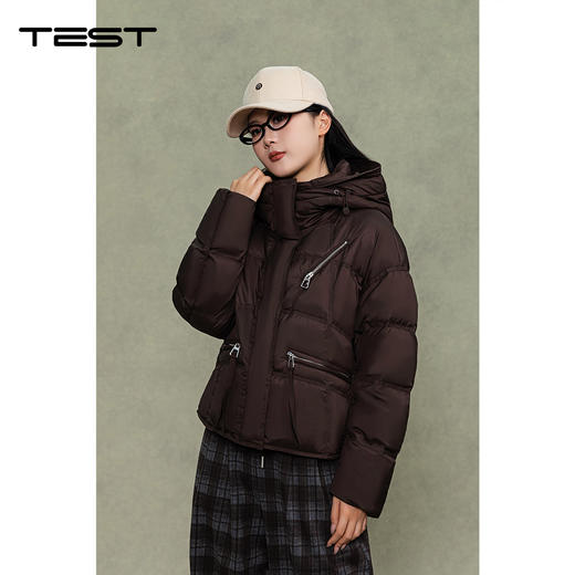 冬上新保暖时尚宽松舒适立领短款羽绒服2254035 商品图1