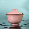 问鼎汝瓷粉汝酌泉二才盖碗 商品缩略图0