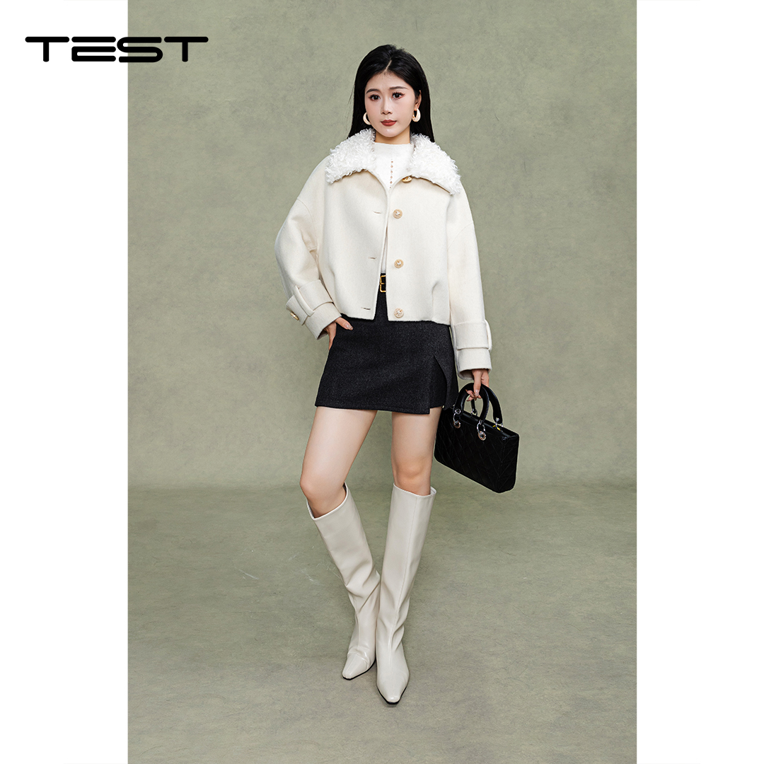 冬上新气质韩版宽松显瘦双面呢2254112