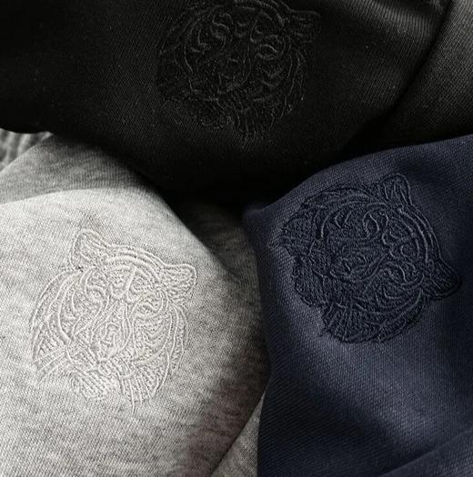 也外·男士虎头刺绣直筒卫裤，320克针织棉，触摸得到的「软糯秋天」，男女同款【4-8天发货】 商品图12