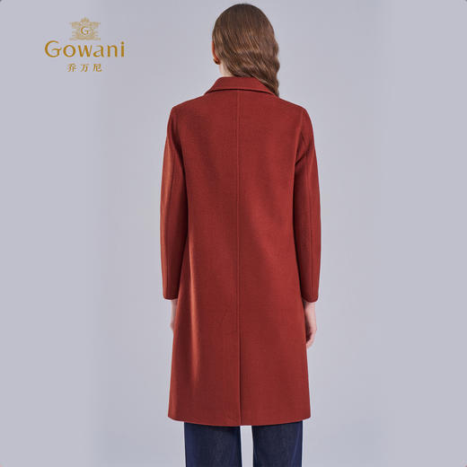 【羊绒】乔万尼新款羊毛羊绒大衣高级感保暖长外套EI4A551 商品图4