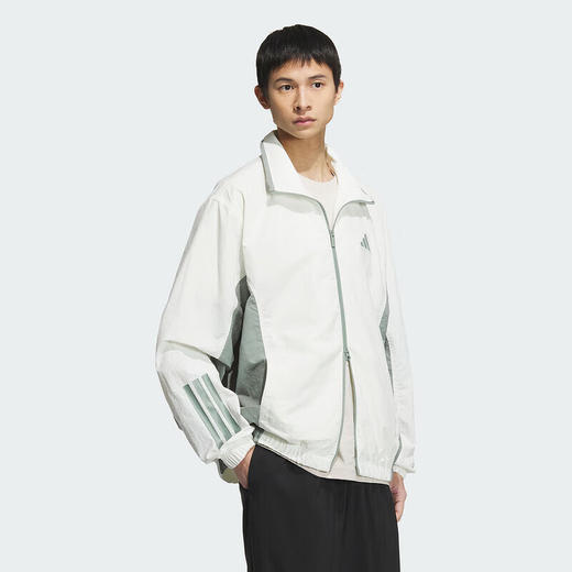Adidas阿迪达斯男子撞色运动休闲夹克舒适简约百搭外套KC3922 商品图2