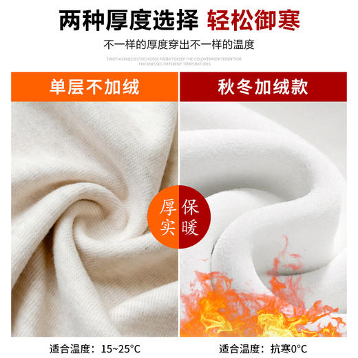 【双十一来了】加绒糯米裤！2025女秋冬季2025新款高腰直筒垂感慵懒风宽松休闲阔腿裤子！ 商品图2