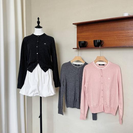 【澳洲品牌】EVERAU芋泥烤奶羊毛开衫EA8039 商品图3