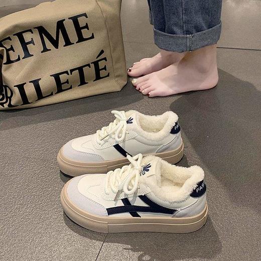 【YW】无忧购时尚休闲保暖百搭鞋子冬季高颜值厚底德训鞋8831M（3-5天发货） 商品图5