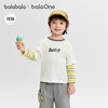 巴拉巴拉童装男童长袖t恤假两件纯棉打底衫2025新款秋装条纹撞色 商品缩略图0