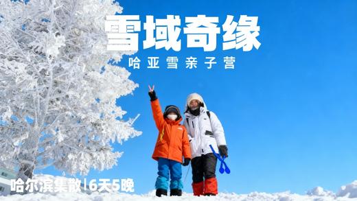 立减600【哈尔滨A线| 雪域奇缘6天5晚亲子营】5星好评畅玩哈尔滨+亚布力+雪乡+哈工大研学！不冻河捕鱼、雪林小火车、喂东北虎、雪中泡温泉、玩雪飘、马拉爬犁、雪地摩托…部分团满下单先询 商品图0