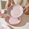 摩登主妇浮雕百合碗碟盘餐具套装家用2025新款高颜值乔迁新婚结婚订婚礼物 商品缩略图1