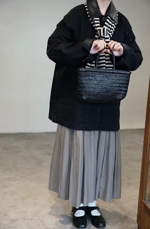 Studio nicholson皮领口袋工装夹克 商品图1