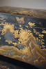 独角鹿西洋古董1603-1868年代日本江户时代出品雅菊蝶舞主题木胎黑漆地金银莳绘文房砚箱套盒 商品缩略图5