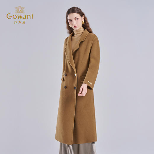 【100%绵羊毛】乔万尼双面羊毛大衣女新款秋冬韩系温柔高级感EF4A149 商品图2