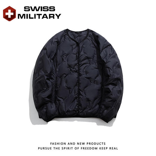 瑞士军工SWISS MILITARY秋冬季新款轻薄羽绒服男女款白鸭绒圆领羽绒服外套 商品图7