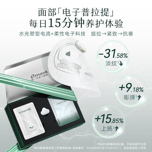 荷妮电子面膜尝鲜装1个面膜仪2组面膜2组眼膜 抗皱紧致提拉抗衰老补水保湿促渗 商品图1
