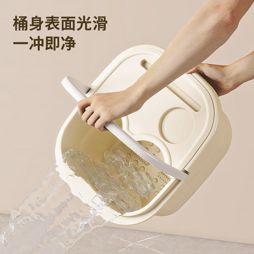 【泡脚桶带提手】家用加厚加高便携足浴桶 过小腿保温按摩洗脚桶洗脚盆  商品图2