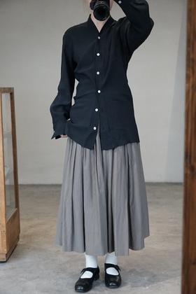 Studio Nicholson 修身收腰V领衬衫