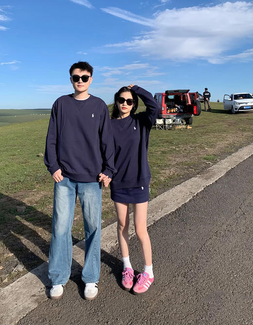 强推~RLの！元厂元纱！柜1.6K+！美单万针马标刺绣，情侣加绒卫衣 商品图7