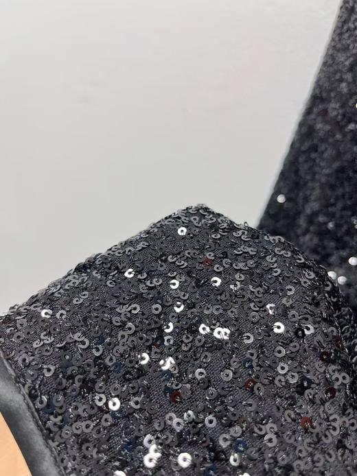 重工亮片外套！！28661圆领新中式盘扣亮片短款外套-喜出 商品图3