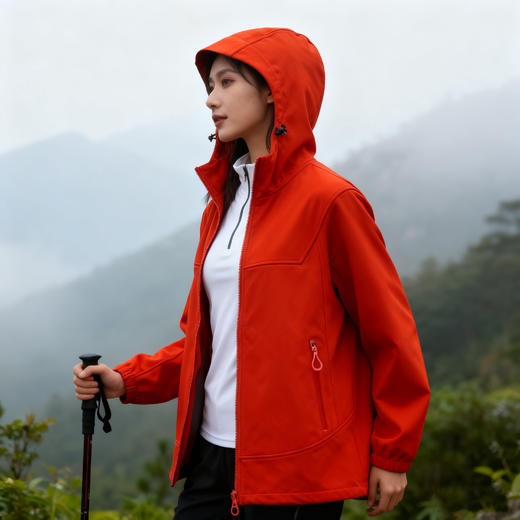 【Schenvega--软壳机能夹克】防水防风、防油防污、抗寒保暖、防刮轻便、不挑年龄、不挑场合、男女同款、单穿/内搭都可！ 商品图7