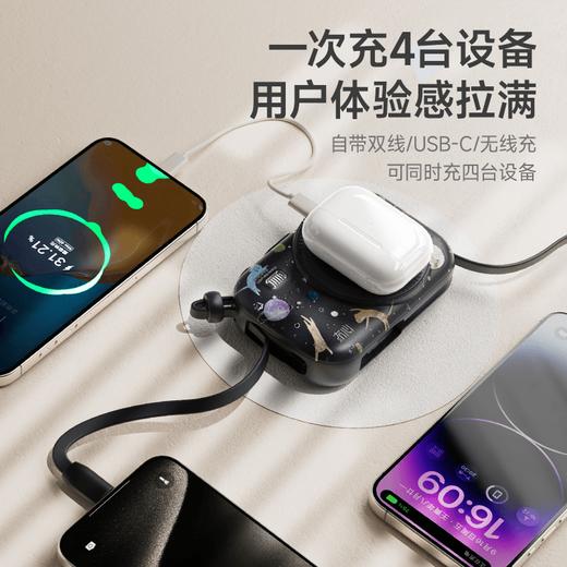 FXQ【3C认证充电宝10000mAh可上飞机】双线磁吸无线充电移动电源适用小米苹果17全系+安卓通用 商品图6