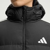 Adidas阿迪达斯LONG DOWN JACKET 男子三条纹羽绒服 拒水防风保暖长款连帽600蓬鸭绒KC2498 商品缩略图2