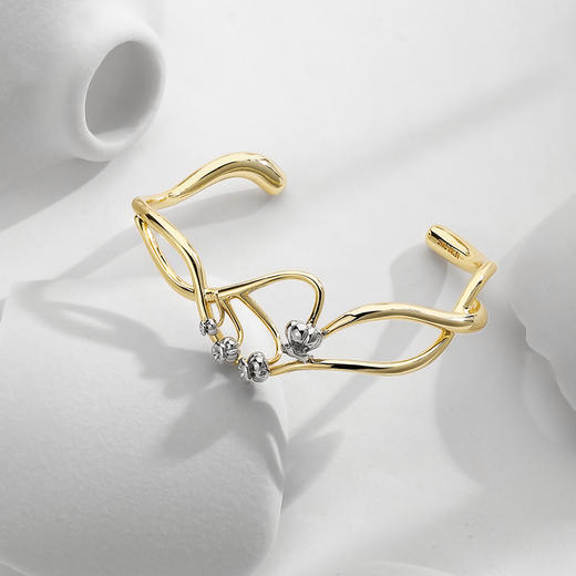 Victoria维多利亚早期 | 铃兰珍珠藤蔓手镯 商品图1