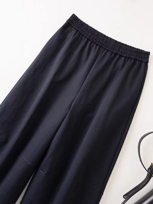 双十一特卖！！B017高品质裤脚花边秋季新款显瘦九分裤-喜出 商品图5