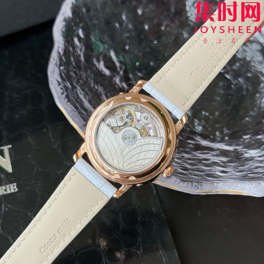 TWT宝珀月亮美人天然贝母盘女表（玫金钻圈贝母面）女士机械腕表 女装3663全历月相腕表 表径35mm 商品图7
