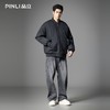 PINLI品立2025冬季新款男士宽松抗皱棒球领短款棉服棉衣茄克外套GD253105165 商品缩略图1