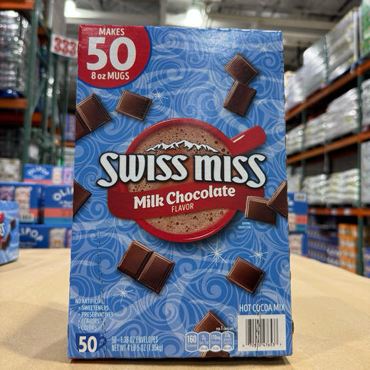 冬季就需要一杯暖暖的热可可☕特别香浓😇非常好喝！所以推荐给你们😋😋特价240元/50袋装😍😍Swiss miss/瑞士小姐 特浓牛奶巧克力粉 商品图2
