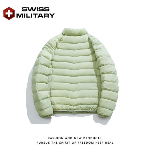 优选丨瑞士军工SWISS MILITARY轻薄羽绒服女 白鸭绒秋冬季连帽＆立领短款外套上衣 商品图9